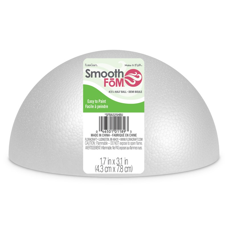 SmoothFōM Half Ball - White (CPG)